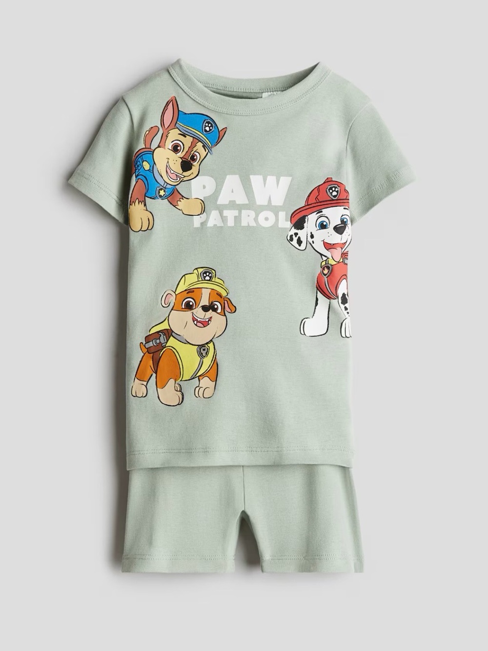 H&M Mint Green Paw Patrol Kids Pajama Set